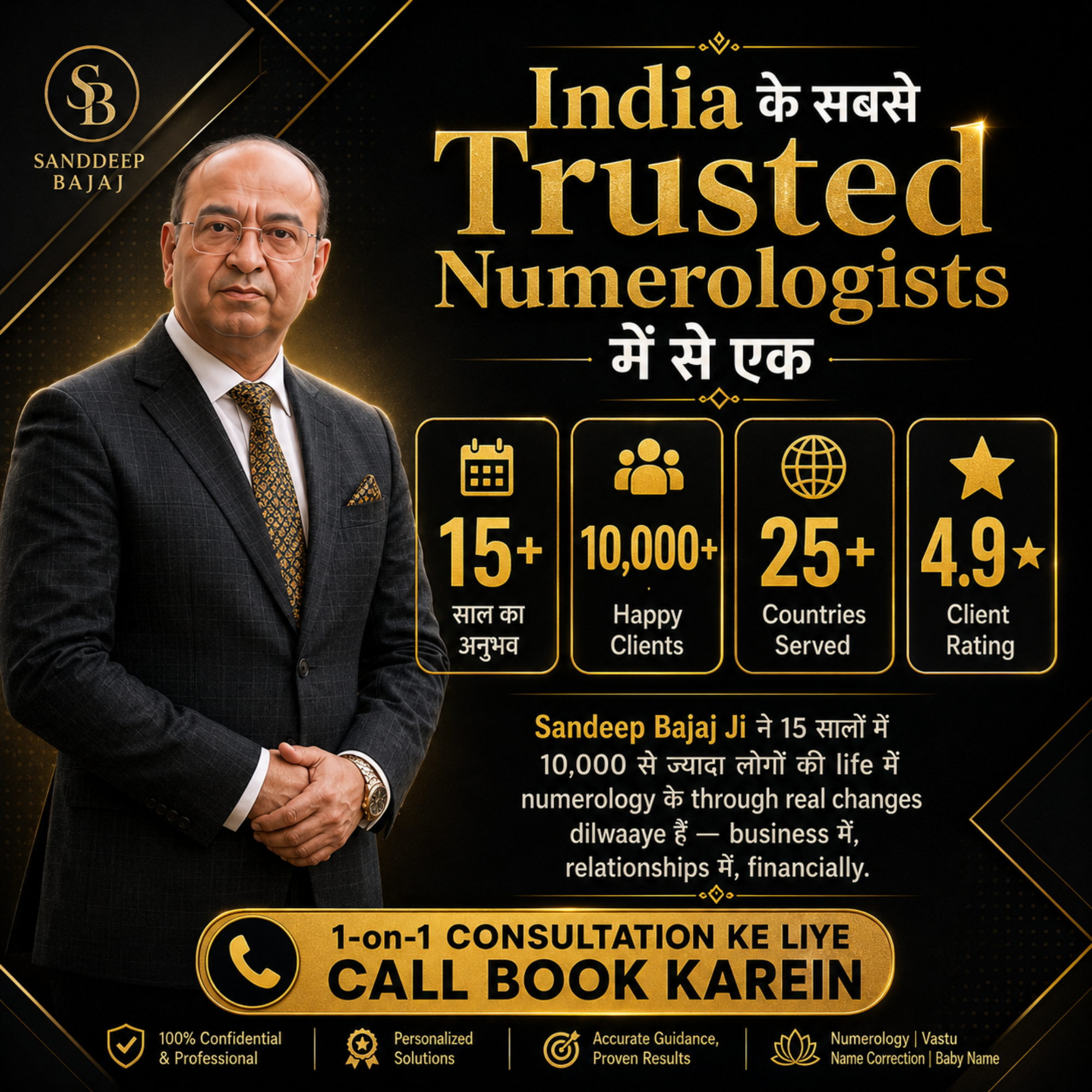 Sanddeep Bajaj Facebook ad: Fix Hidden Blocks in Your Life & Income
