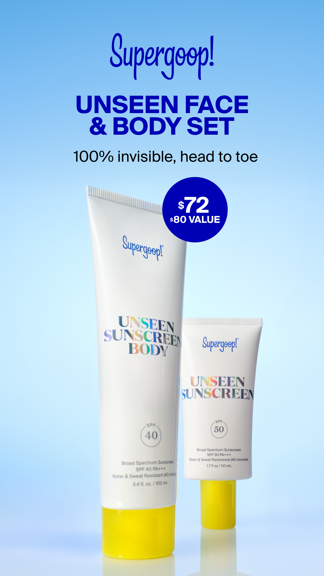 Supergoop Facebook ad