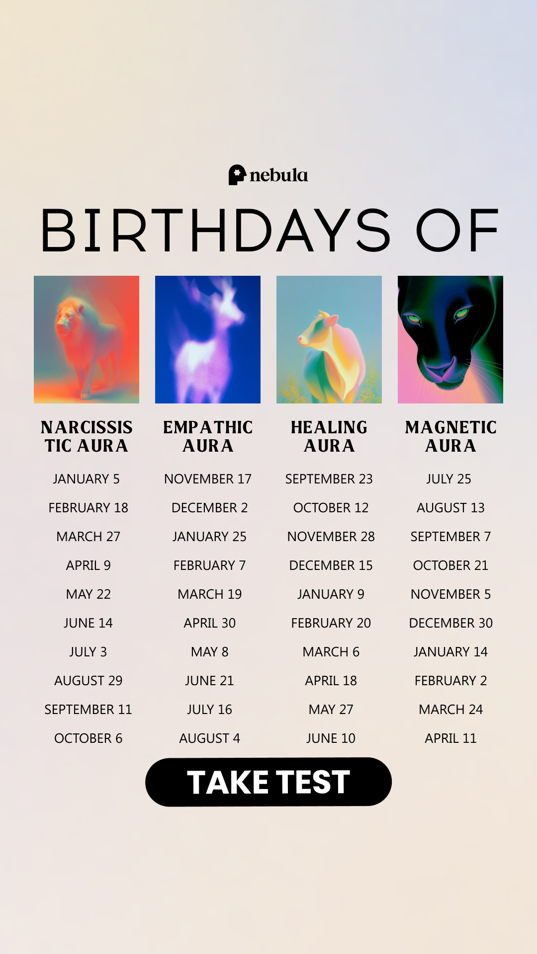 Nebula: Aura Power Reading Facebook ad