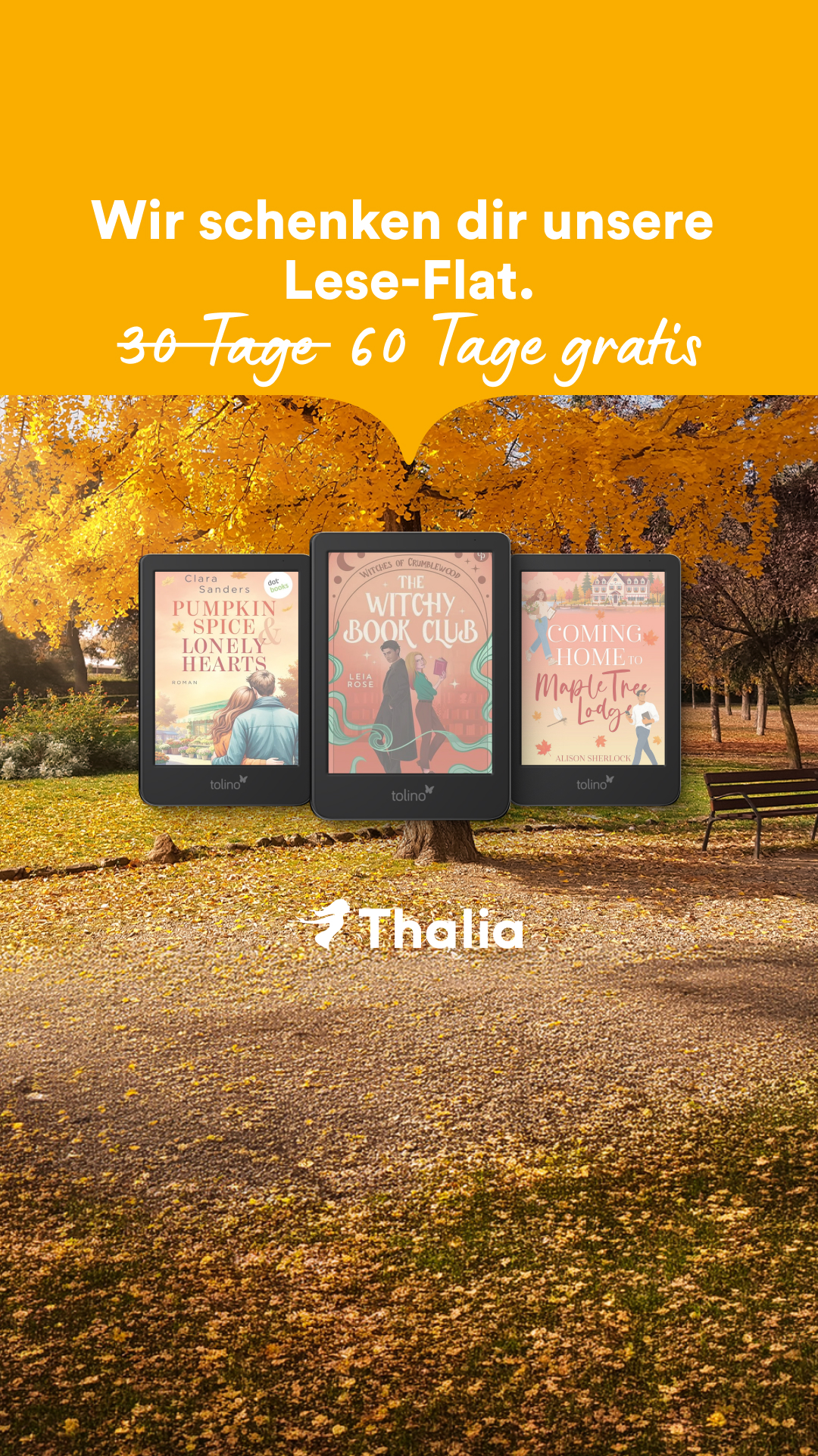 Thalia Buchhandlung - Thalia.de Facebook ad: Thalia Lese-Flat