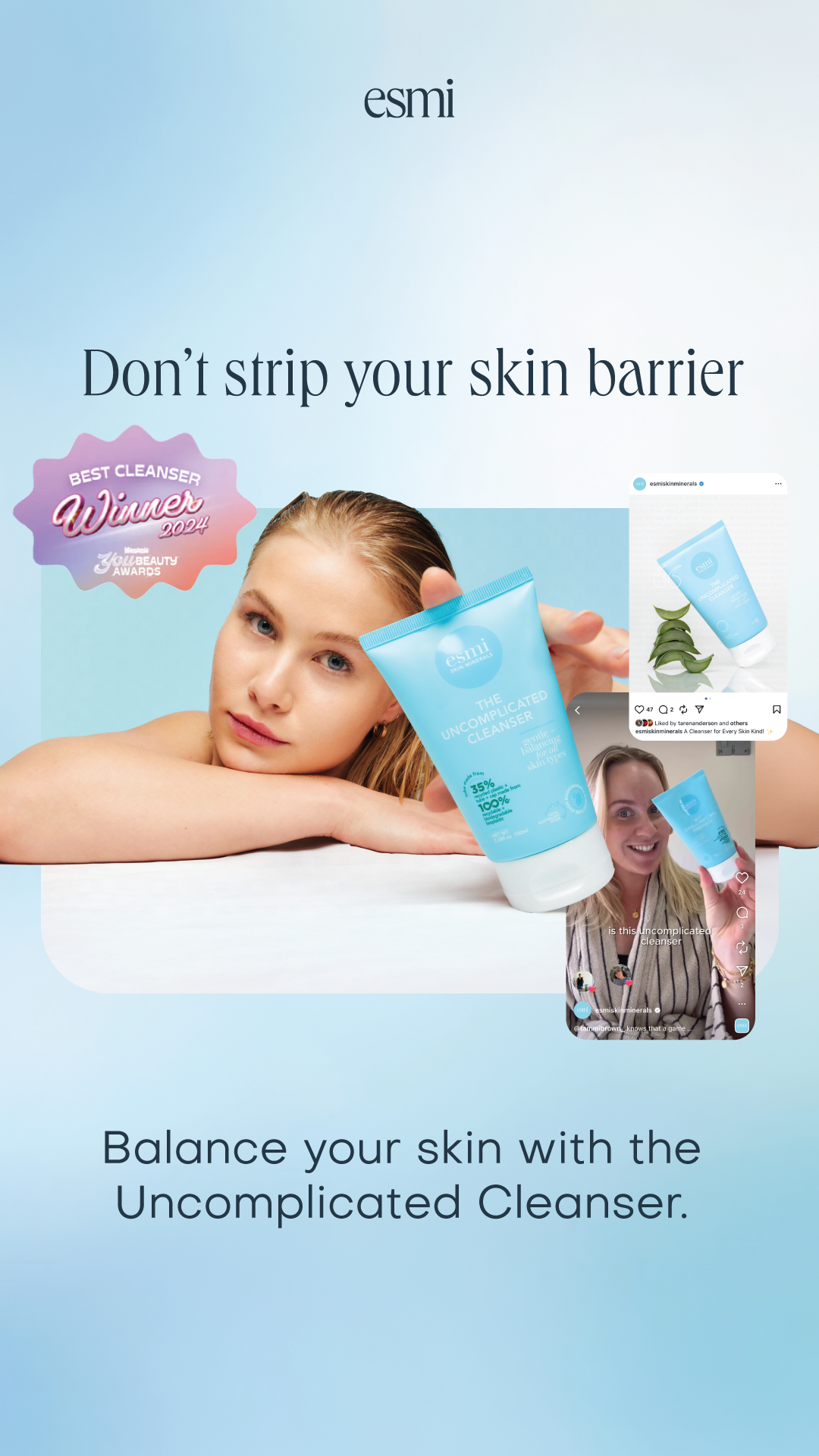 esmi Skin Minerals Facebook ad