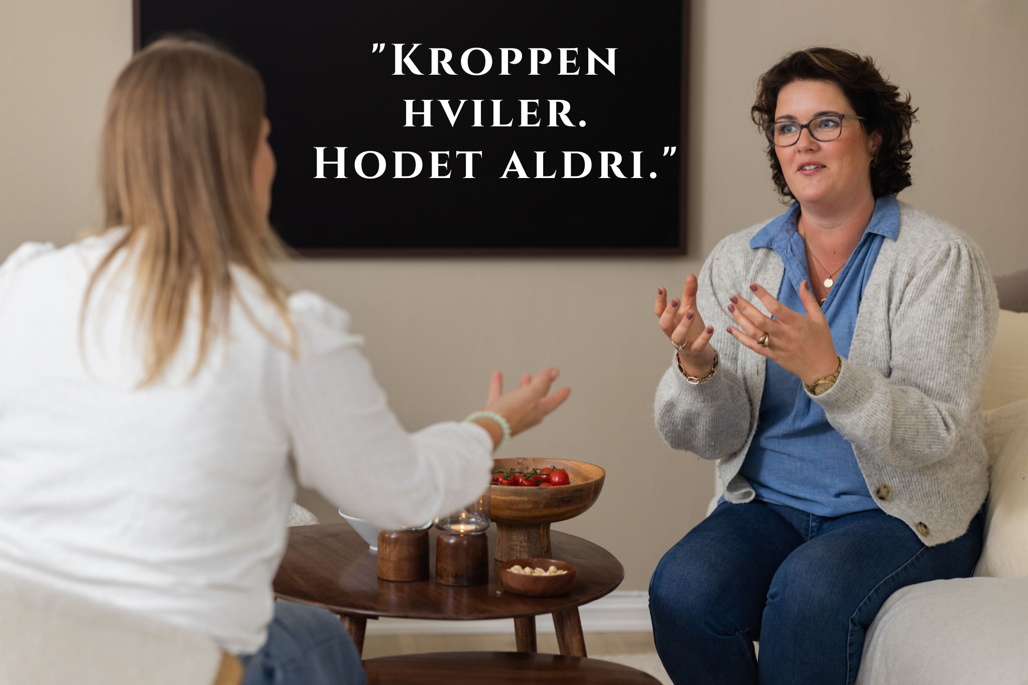 Maren Kvalvaag-Toven - Det lille pusterommet Facebook ad: Hviler du, men blir aldri uthvilt?