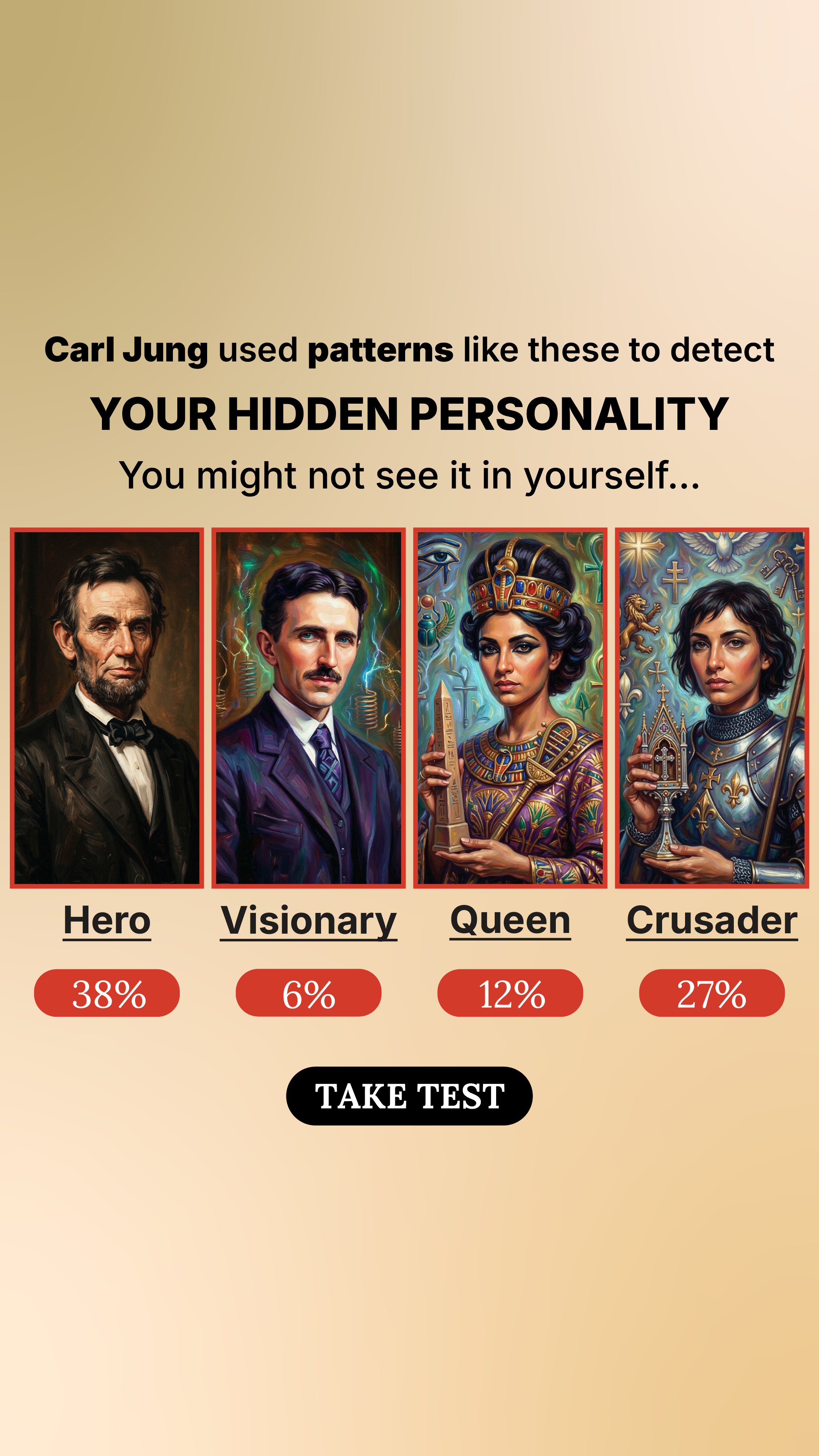Personality Type Facebook ad