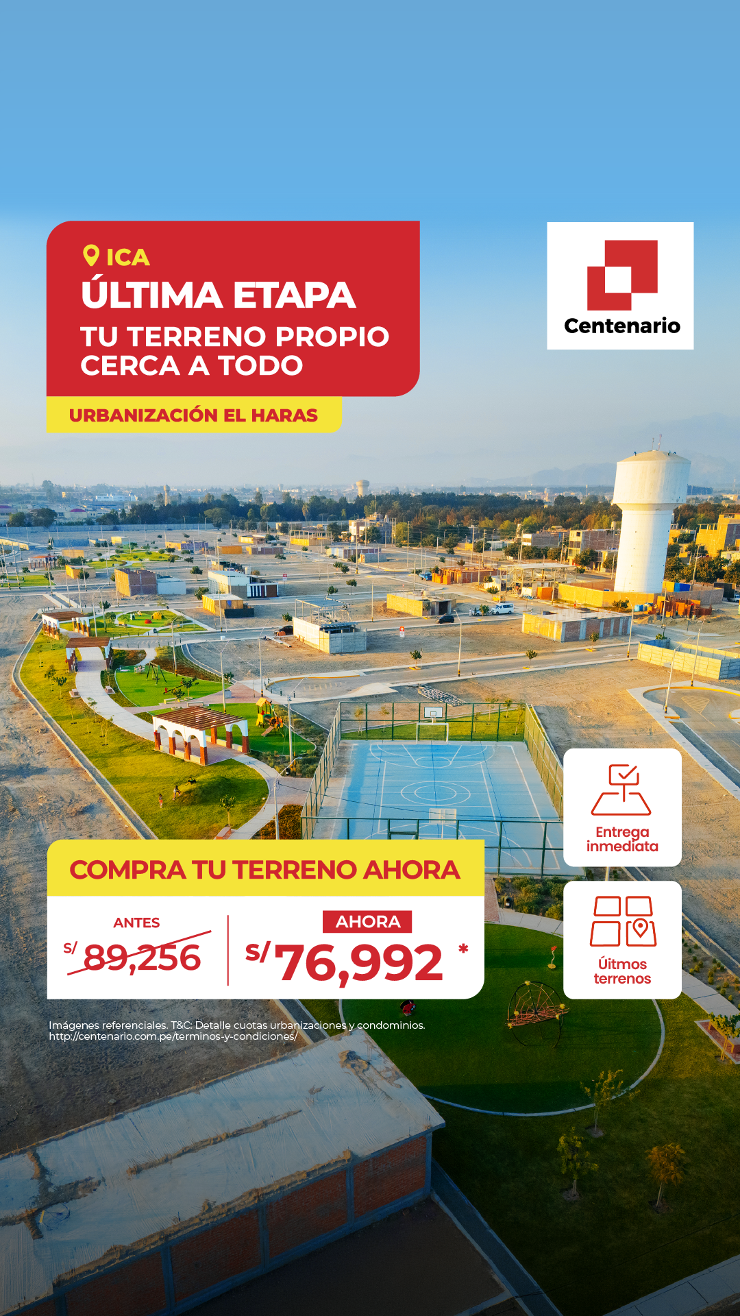Centenario Urbanizaciones Facebook ad
