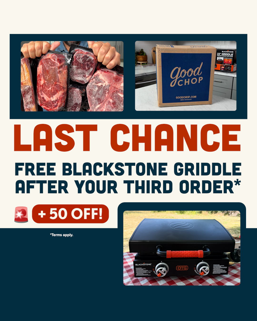 GoodChop Facebook ad