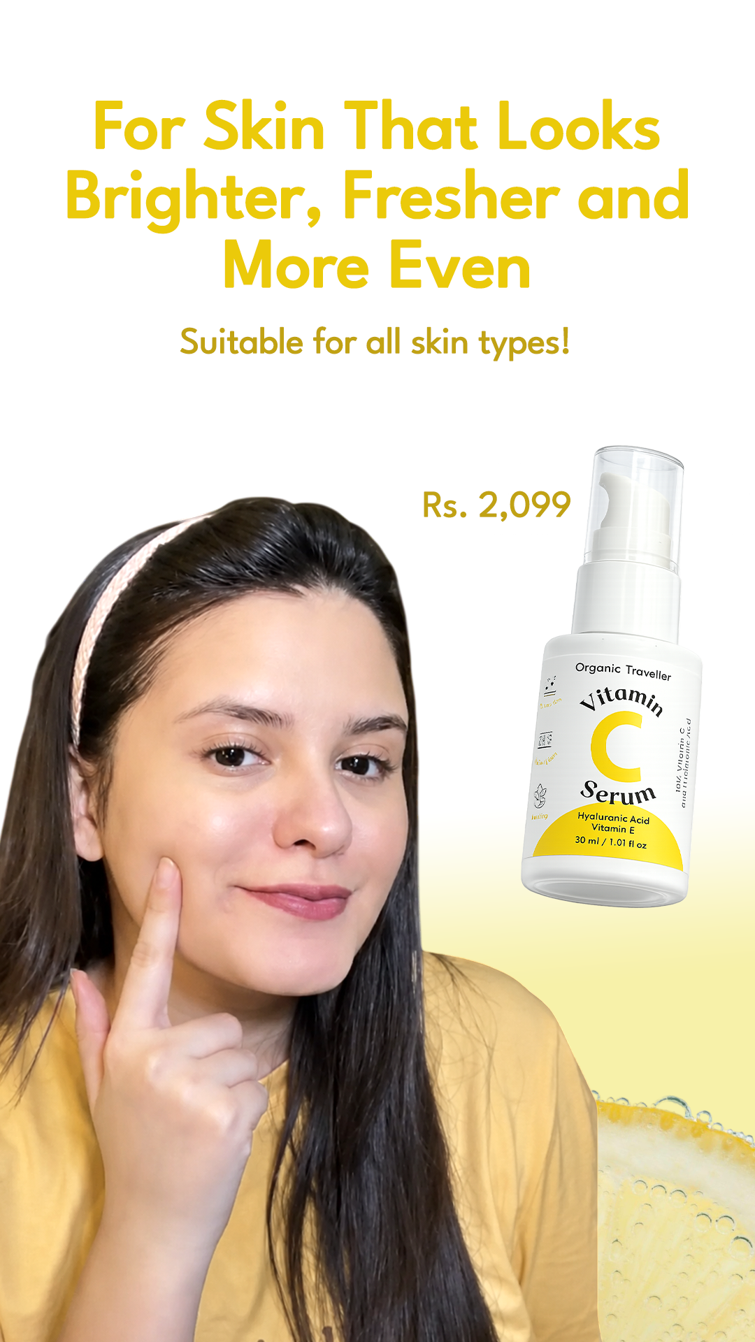 Organic Traveller - Skincare Facebook ad