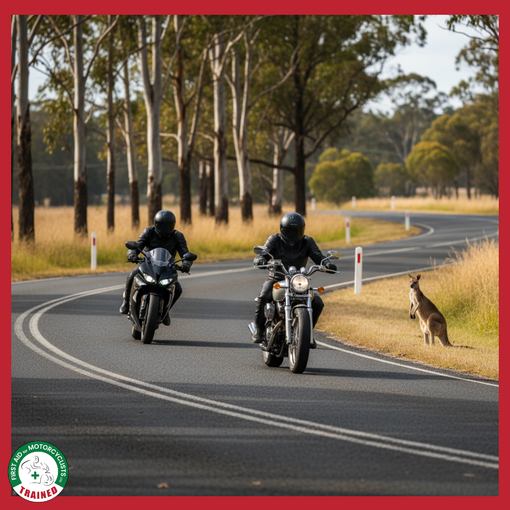 First Aid for Motorcyclists Facebook ad