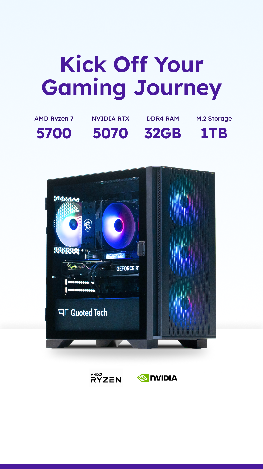 Quoted Tech Facebook ad