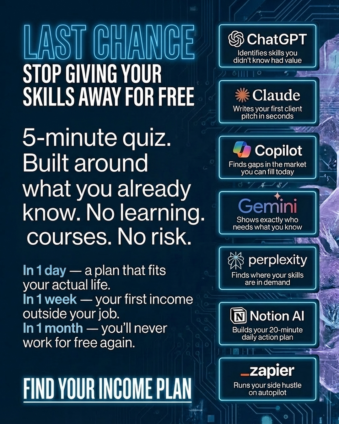 Practical AI Facebook ad