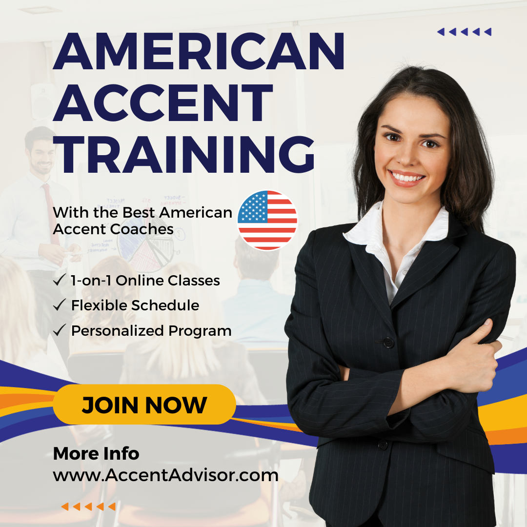 Accent Advisor - American Pronunciation Facebook ad