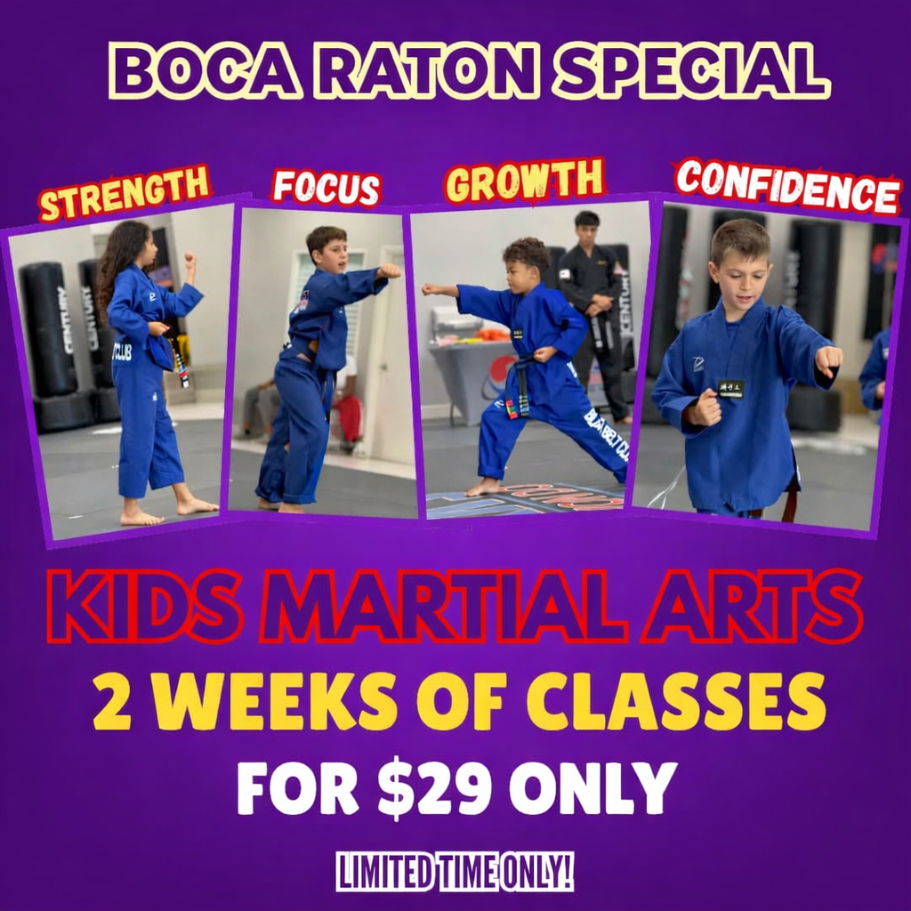 Parks Taekwondo Boca Raton Facebook ad: Kids Martial Arts in Boca Raton