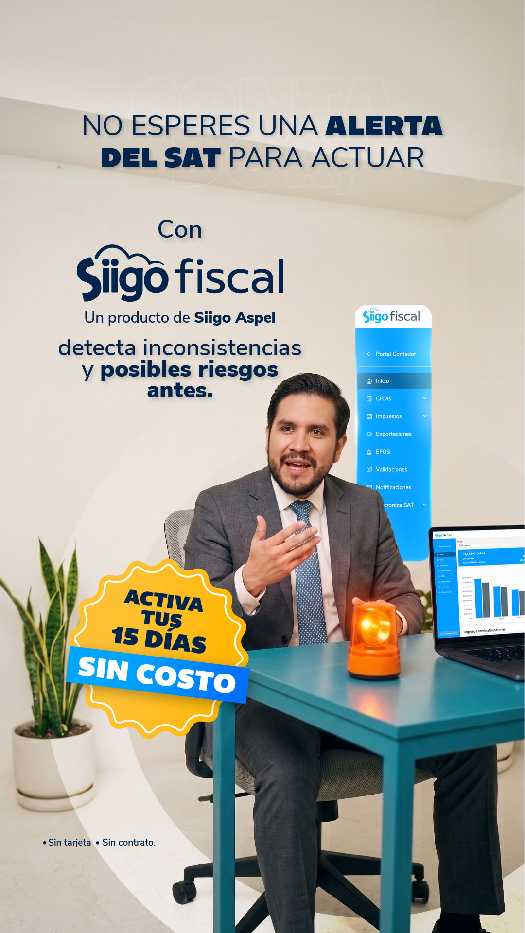 Siigo Aspel Facebook ad: Descarga masivamente tus CFDIs