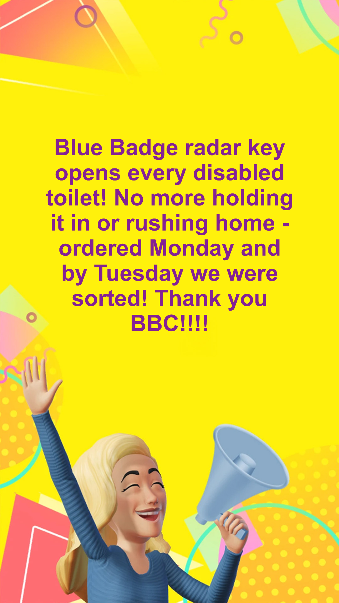 Blue Badge Co Facebook ad