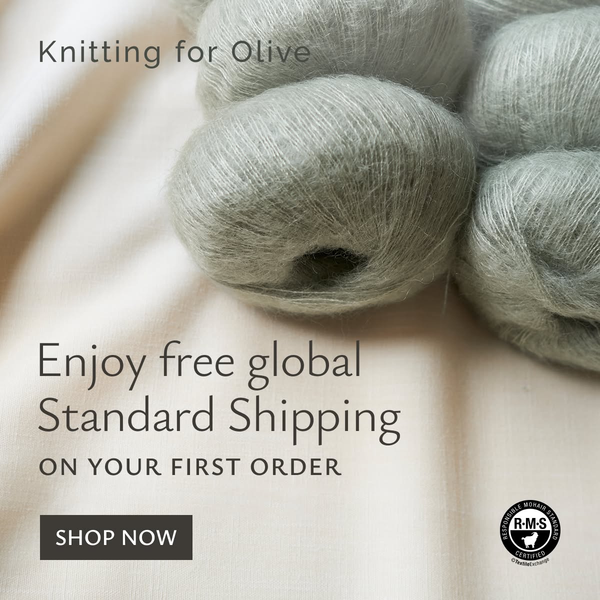 Knitting for Olive Facebook ad