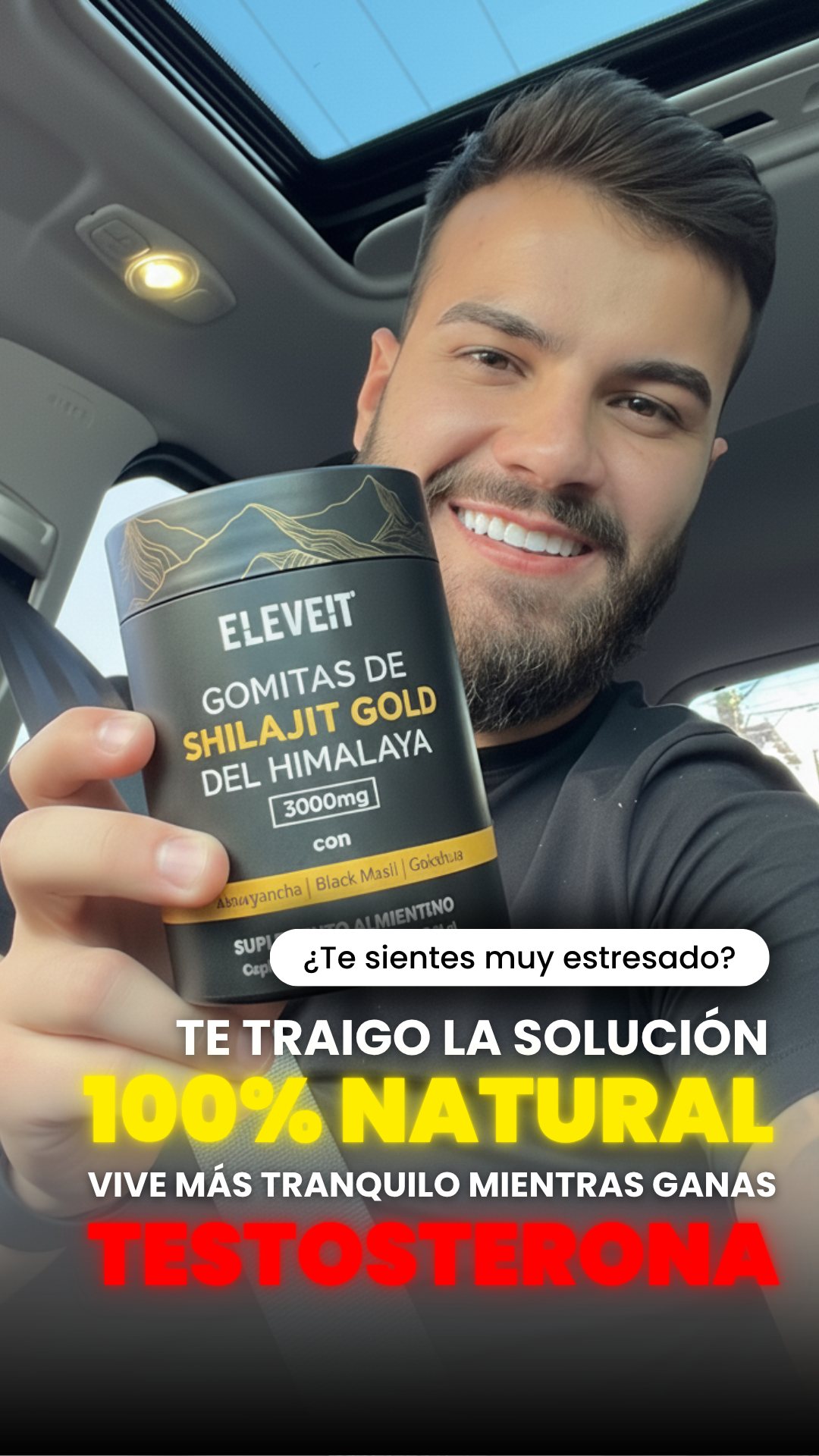 Eleveit MX Facebook ad: Energía Natural en Cada Gomita