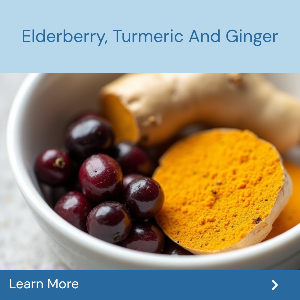 Terra Result Zen Facebook ad: Elderberry, Turmeric And Ginger!