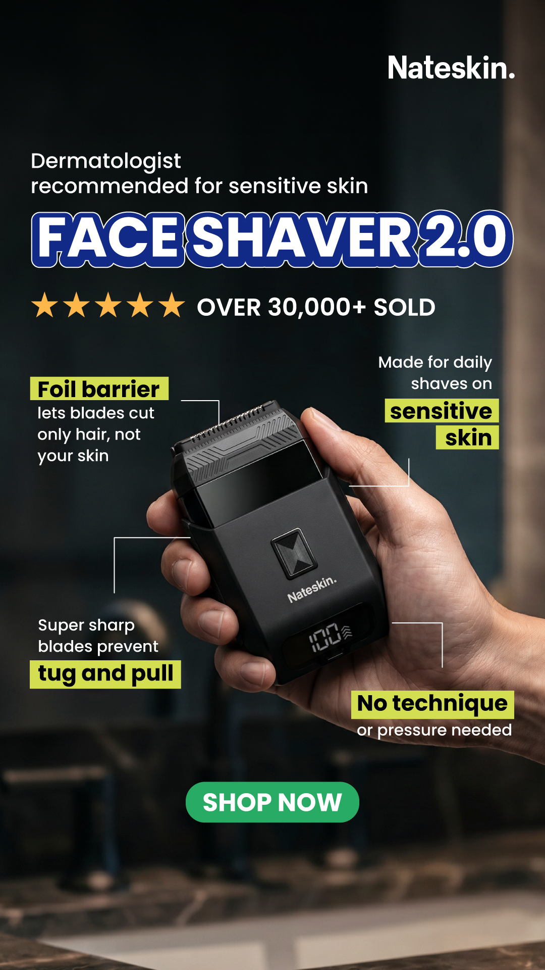 Nateskin Facebook ad