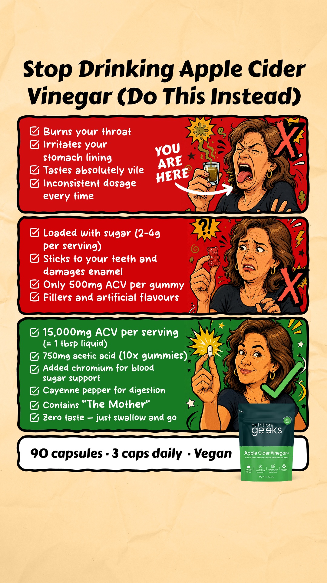 Nutrition Geeks Facebook ad