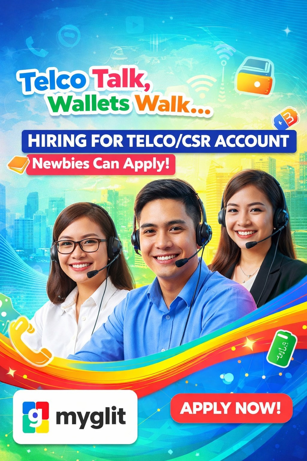 Rtec BPO Facebook ad: Your phone keeps ringing… might as well get…
