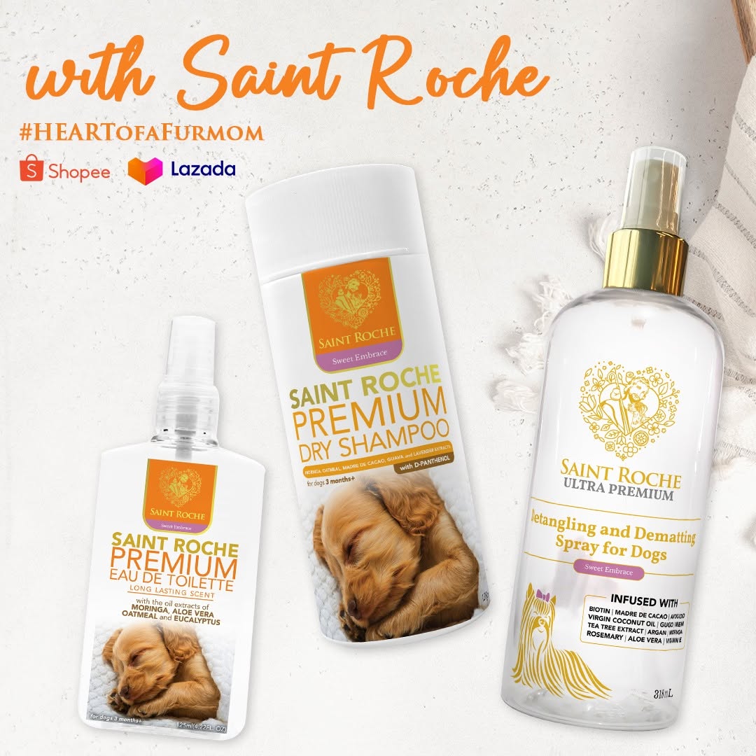 Saint Roche Premium Dog Shampoo Facebook ad