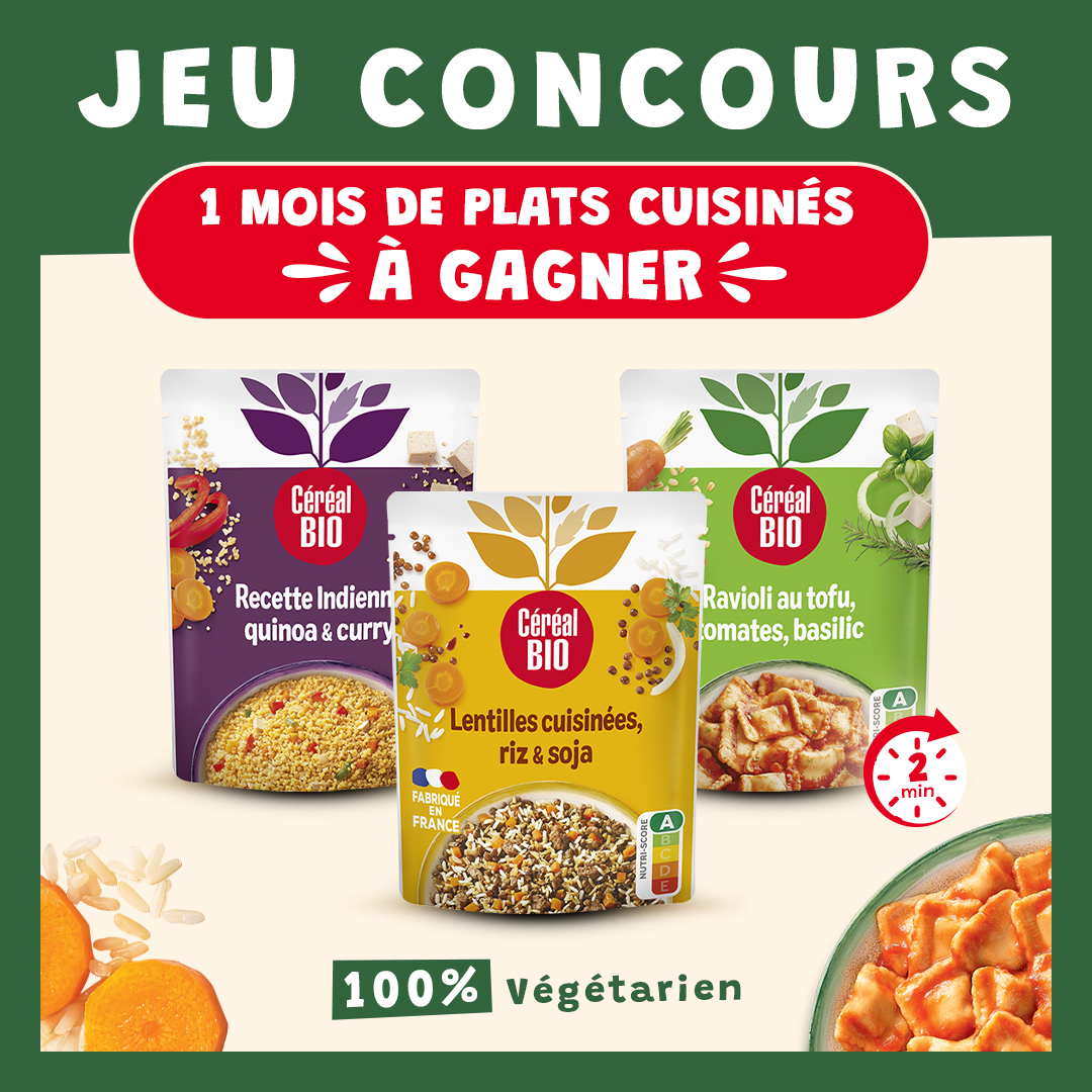 Céréal Bio & Céréal France Facebook ad: Je participe
