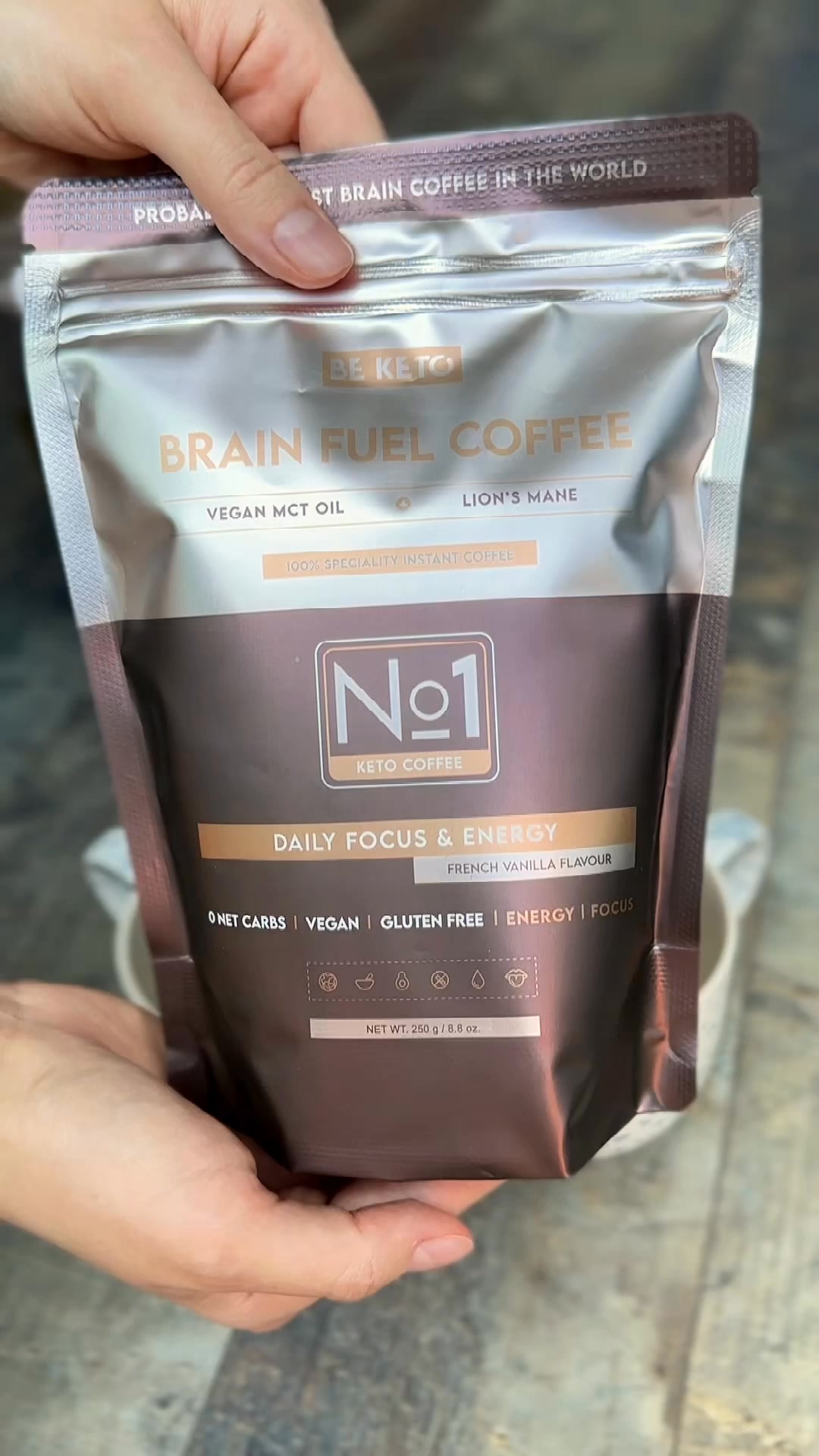 BeKeto Global Facebook ad: Café con Adaptógenos Mushroom