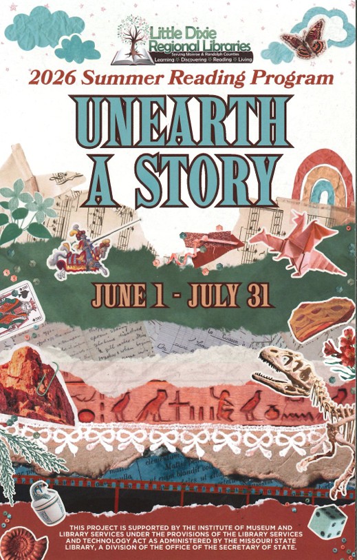 Little Dixie Regional Libraries Facebook ad: SUMMER READING IS HERE!