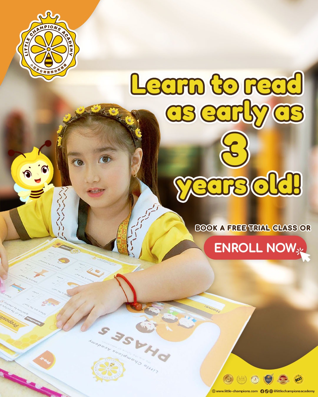 Little Champions Academy Inc. Facebook ad