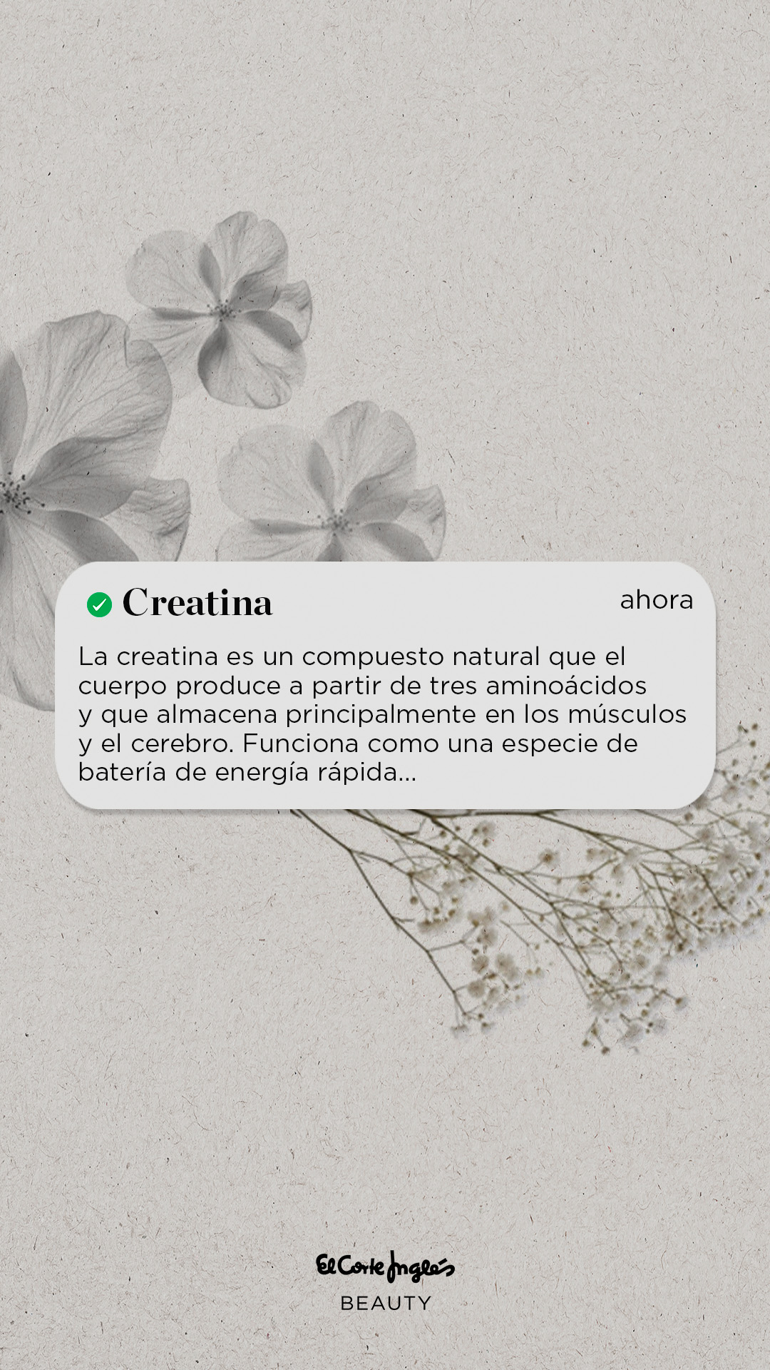 El Corte Inglés BEAUTY Facebook ad