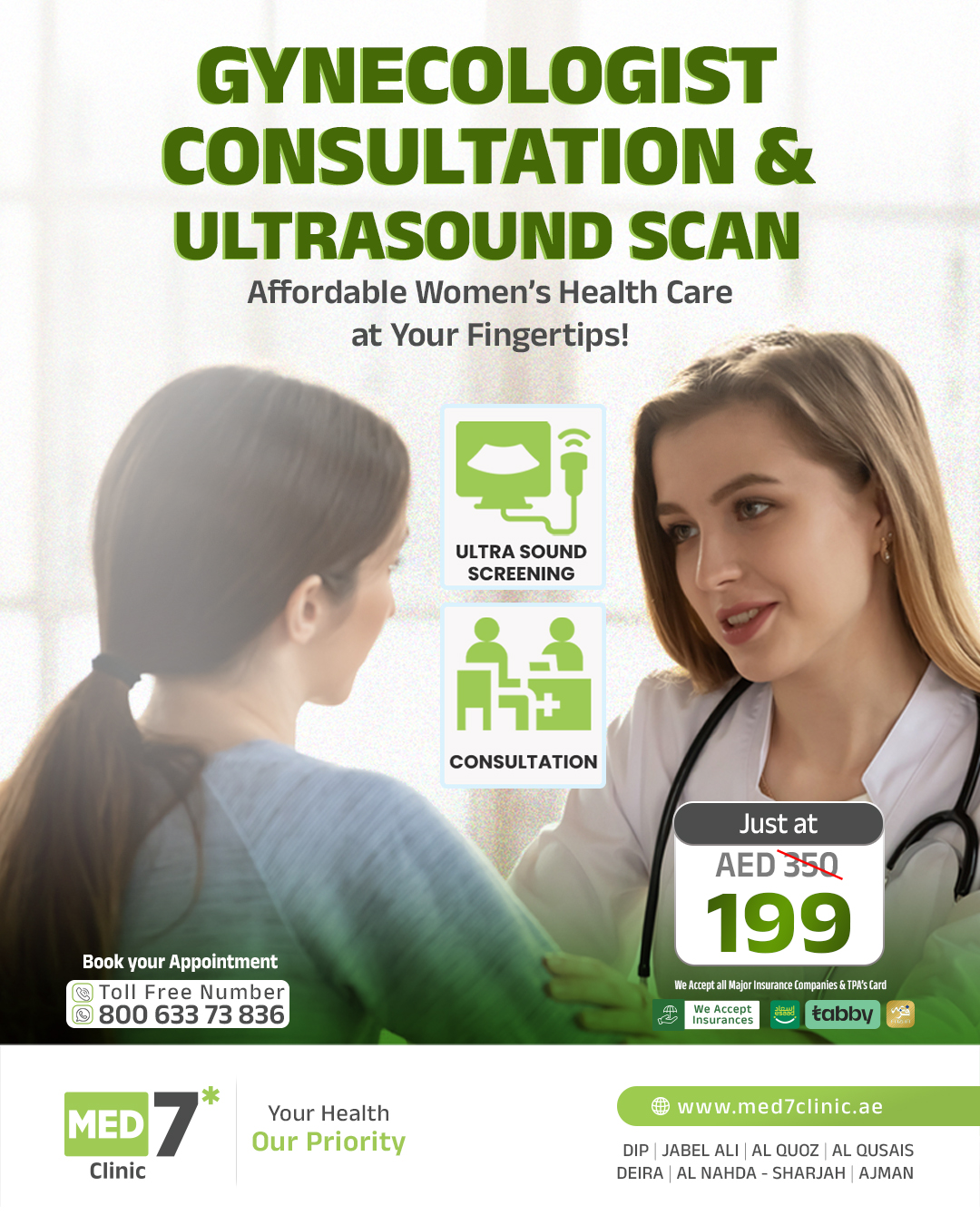 MED7 Clinics Facebook ad