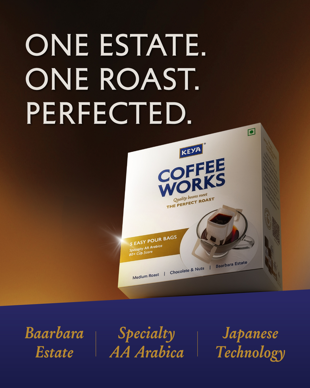 Keya Coffee Works Facebook ad: Real coffee culture doesn’t require performance.