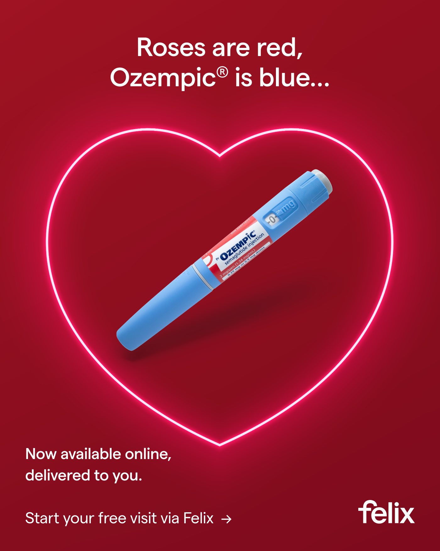 Felix Health Facebook ad