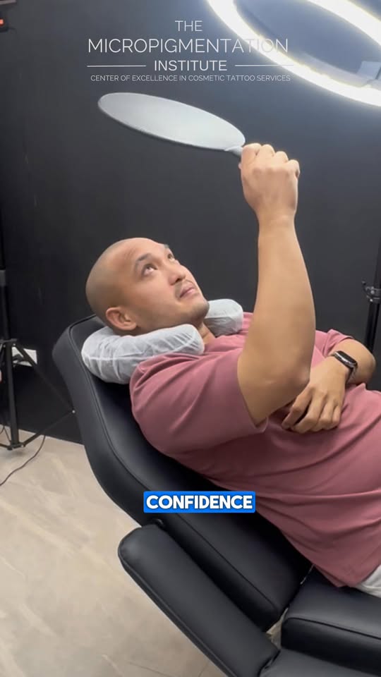 The Micropigmentation Institute Facebook ad: Free Hairline Assessment