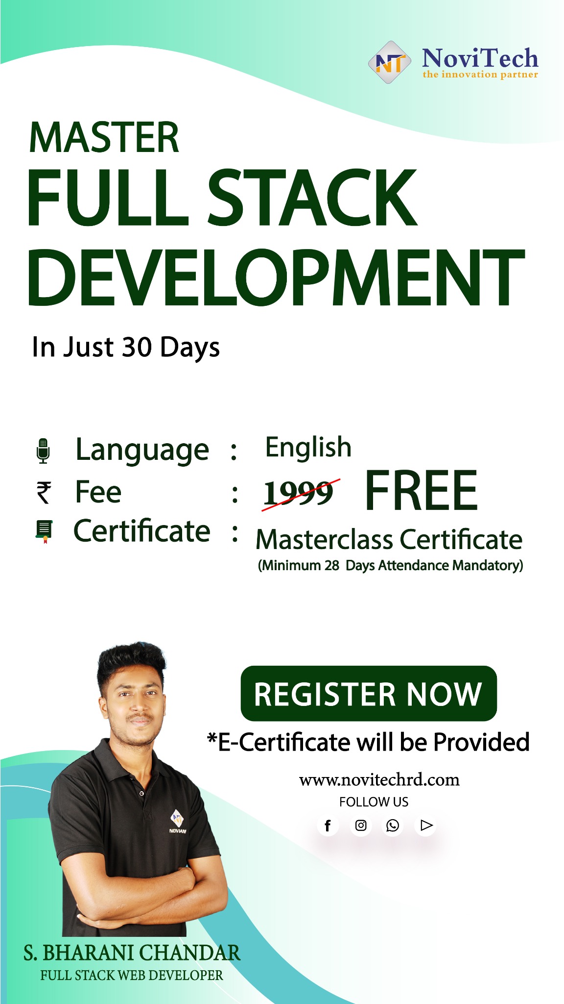 Novitech R&D Pvt Ltd Facebook ad