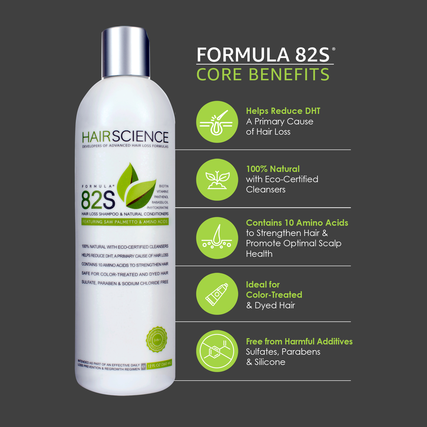 Hair Science Facebook ad