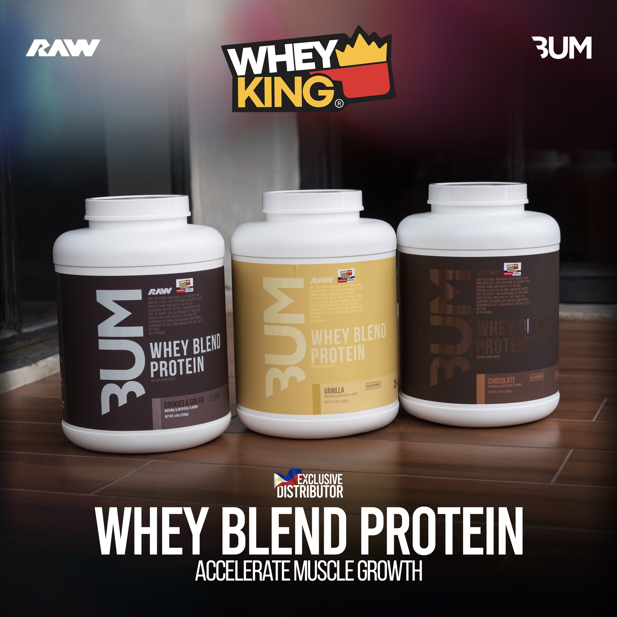 Whey King Supplements Performance Lab. Facebook ad: High-quality, Top-tier flavor in whey protein?