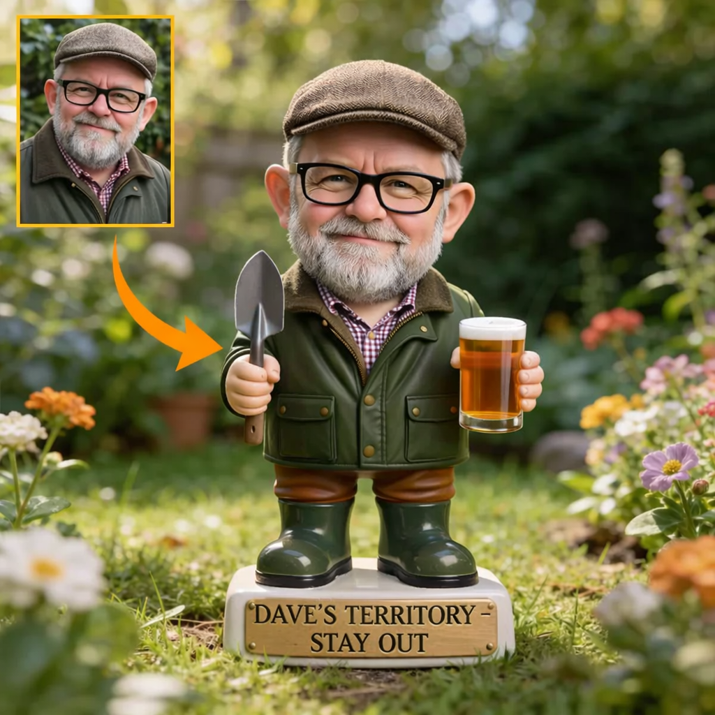 Printerval - Personalisierte Geschenke Facebook ad: Custom Gnome From Any Photo - Personalisierte…