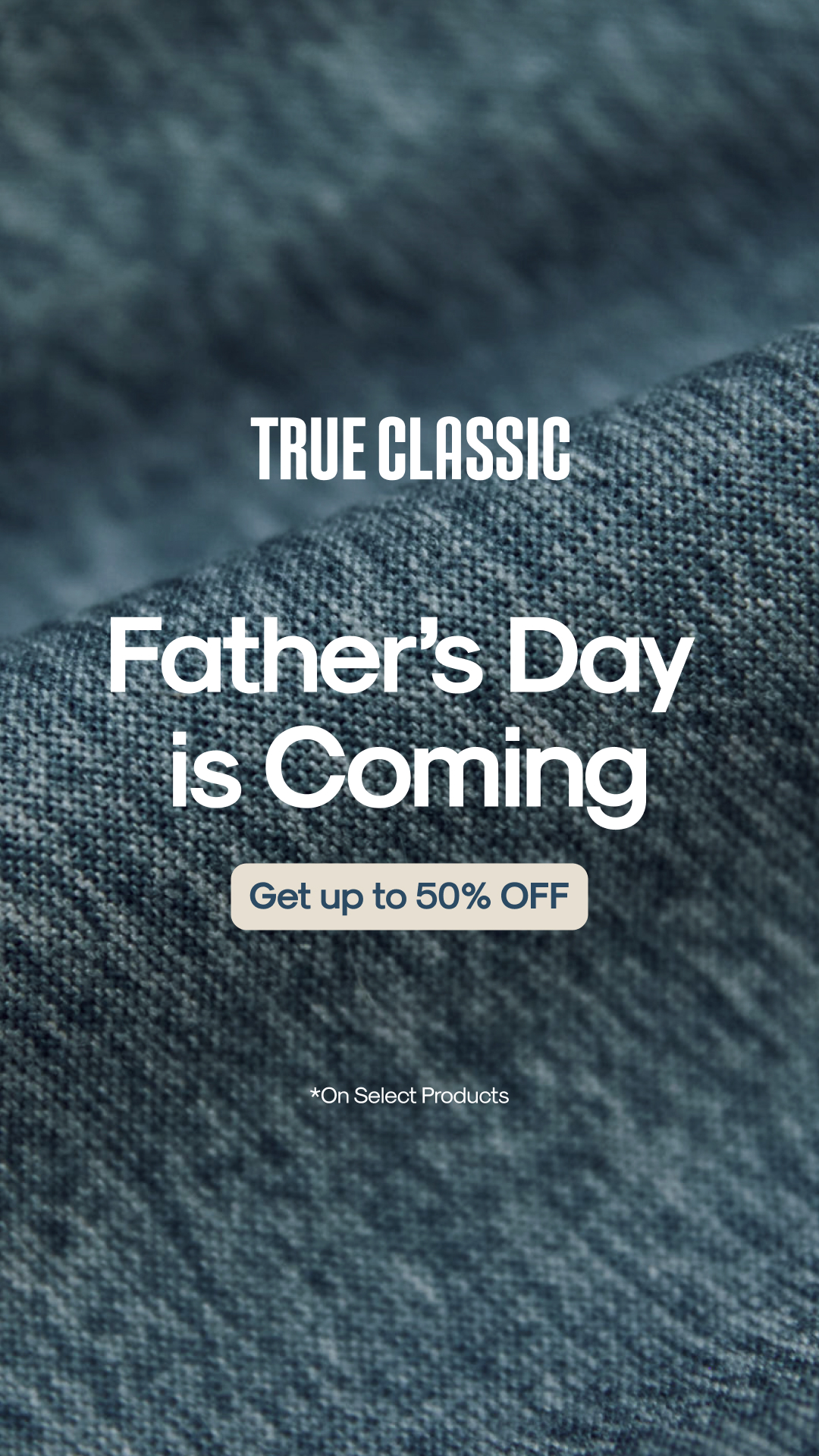 True Classic Facebook ad