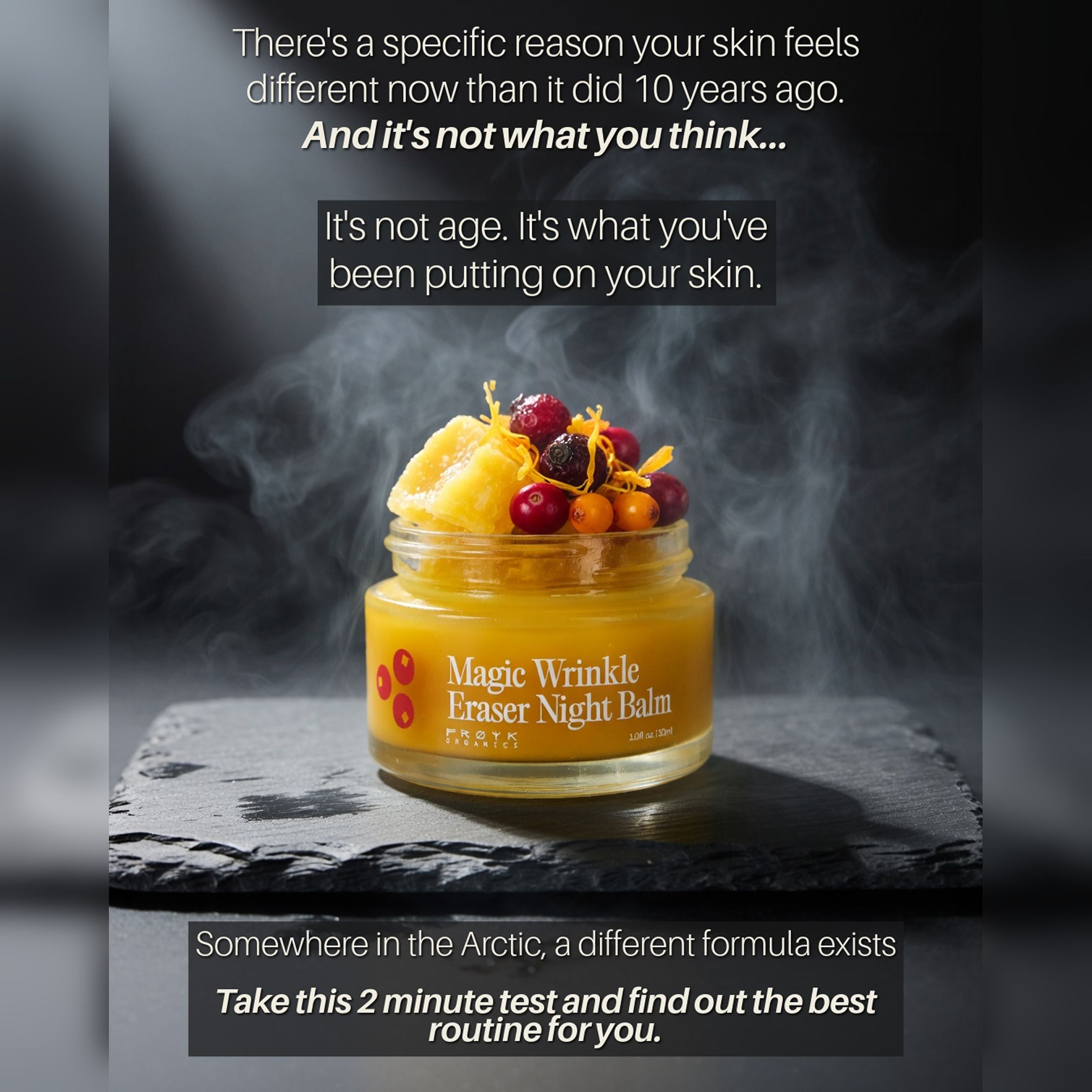 Frøya Organics Facebook ad