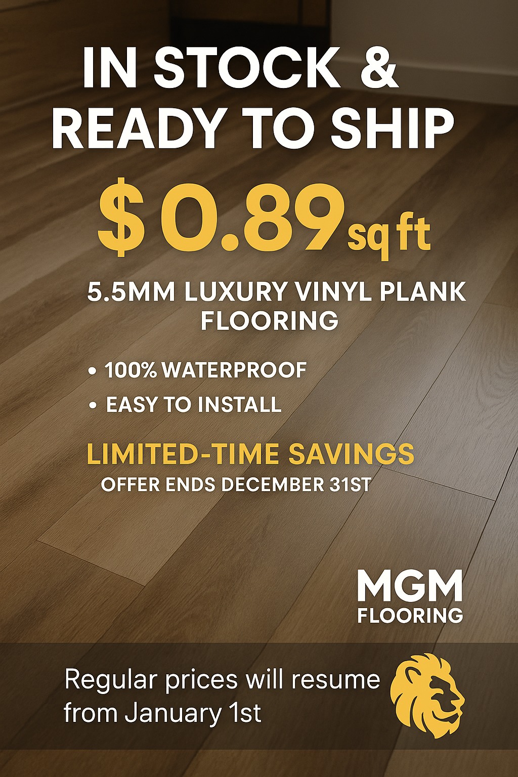 Flooring Depot Facebook ad