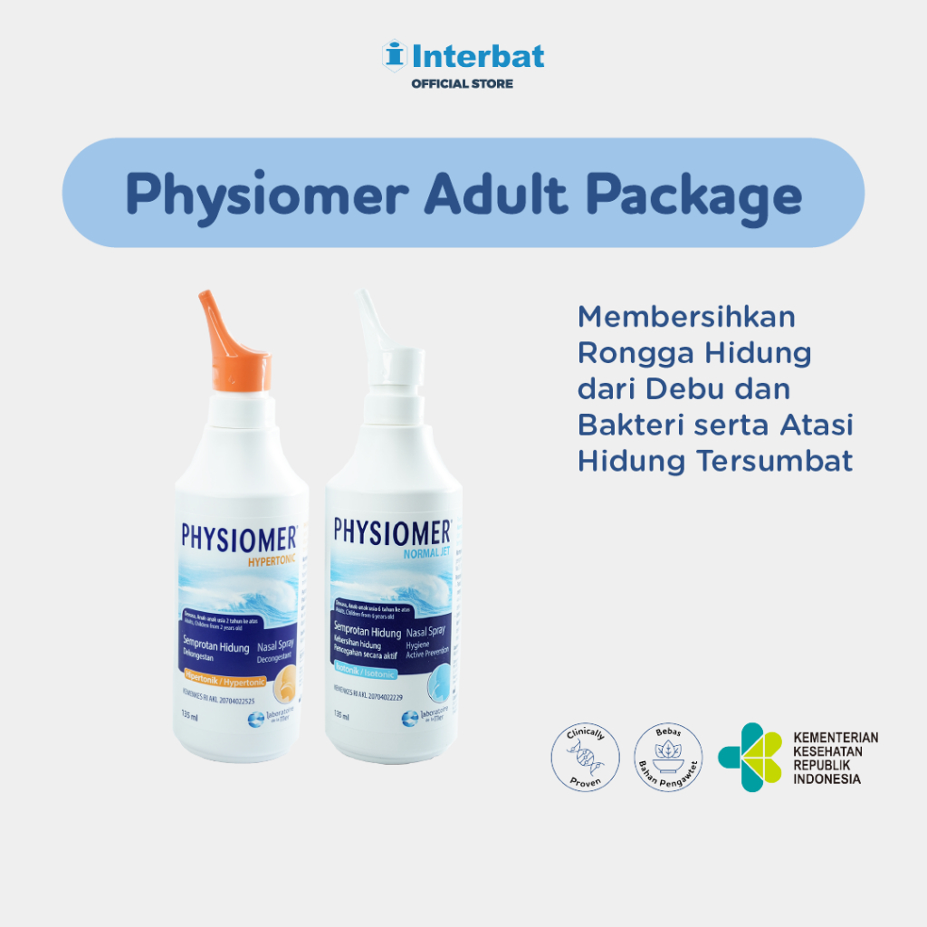 Physiomer Indonesia Facebook ad: 100% AIR LAUT, Physiomer siap bersihkan dan segarkan…