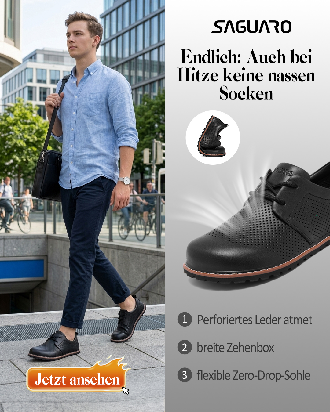 Saguaro De Facebook ad: Vom Büro in die Freizeit