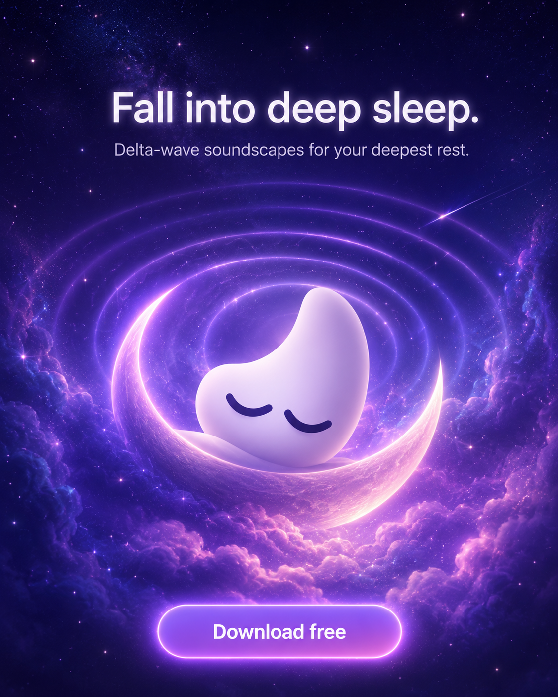 Sleepia Sleep Sounds: Relaxing Facebook ad