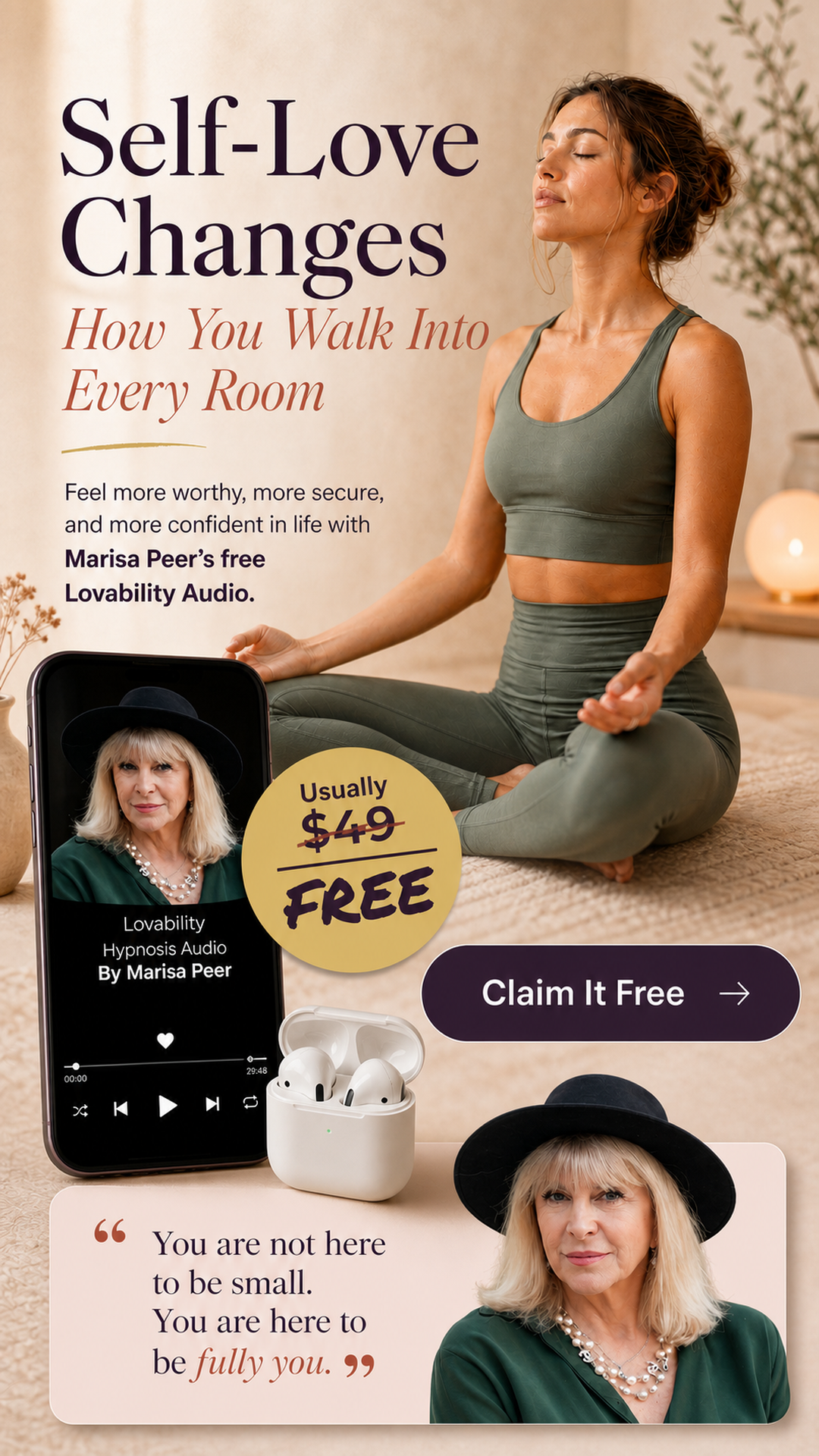 Marisa Peer Facebook ad