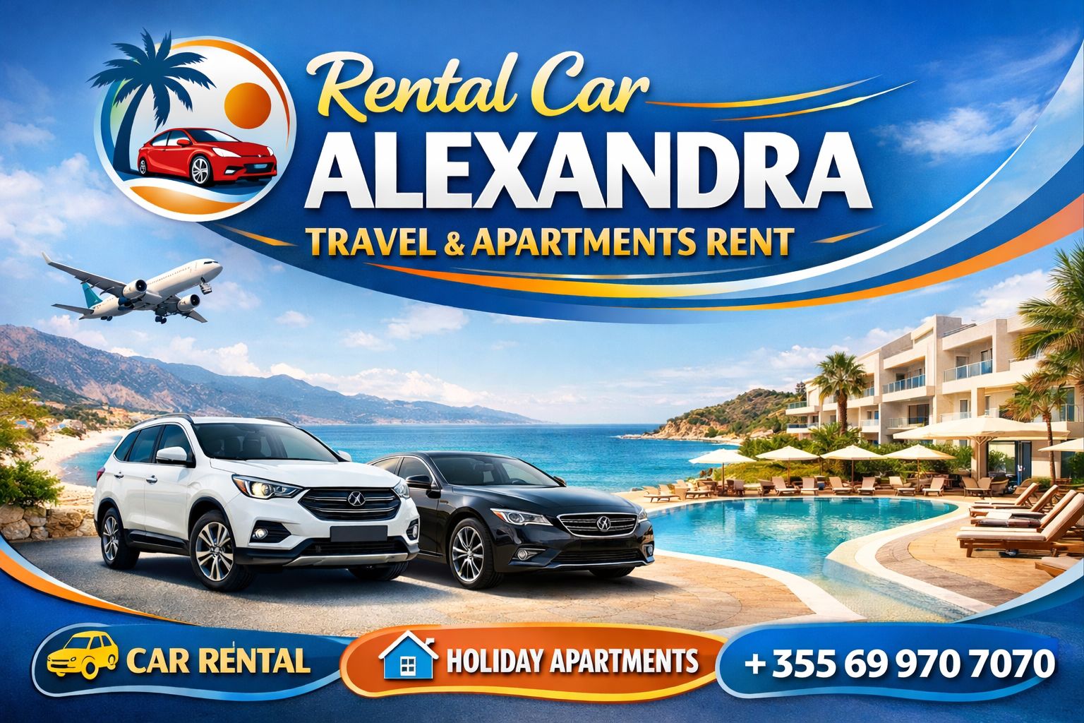 Around Albania Facebook ad: Albania Rental Car - Apartments For Rent