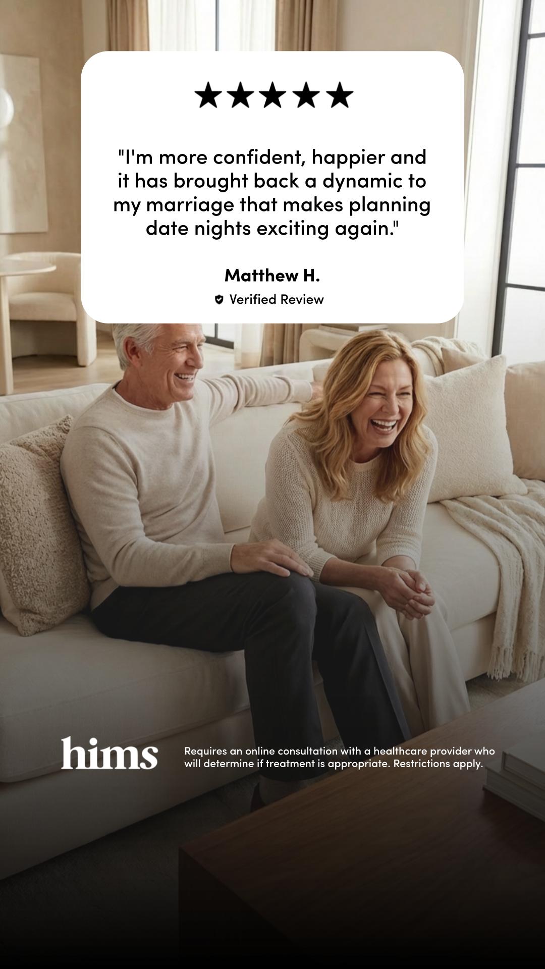 hims Facebook ad