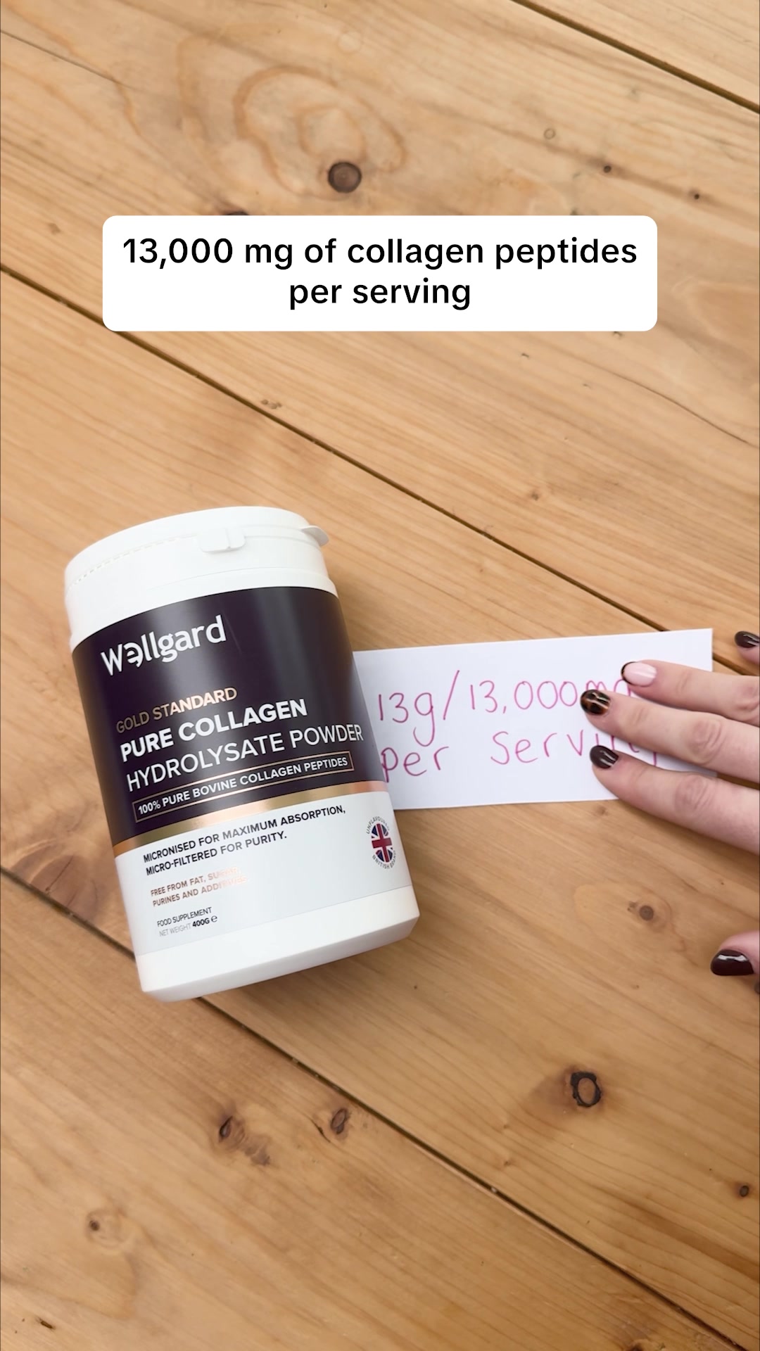 Wellgard Facebook ad: What Your Skincare Can't Reach