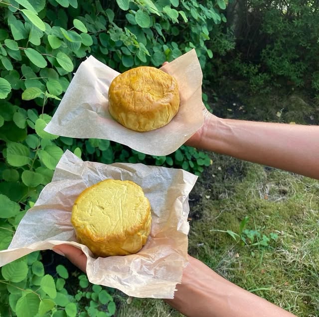 Honest Sheese Vegan Cheese Course Facebook ad: Dishonestly delicious. Small-batch Plant-based cheese.