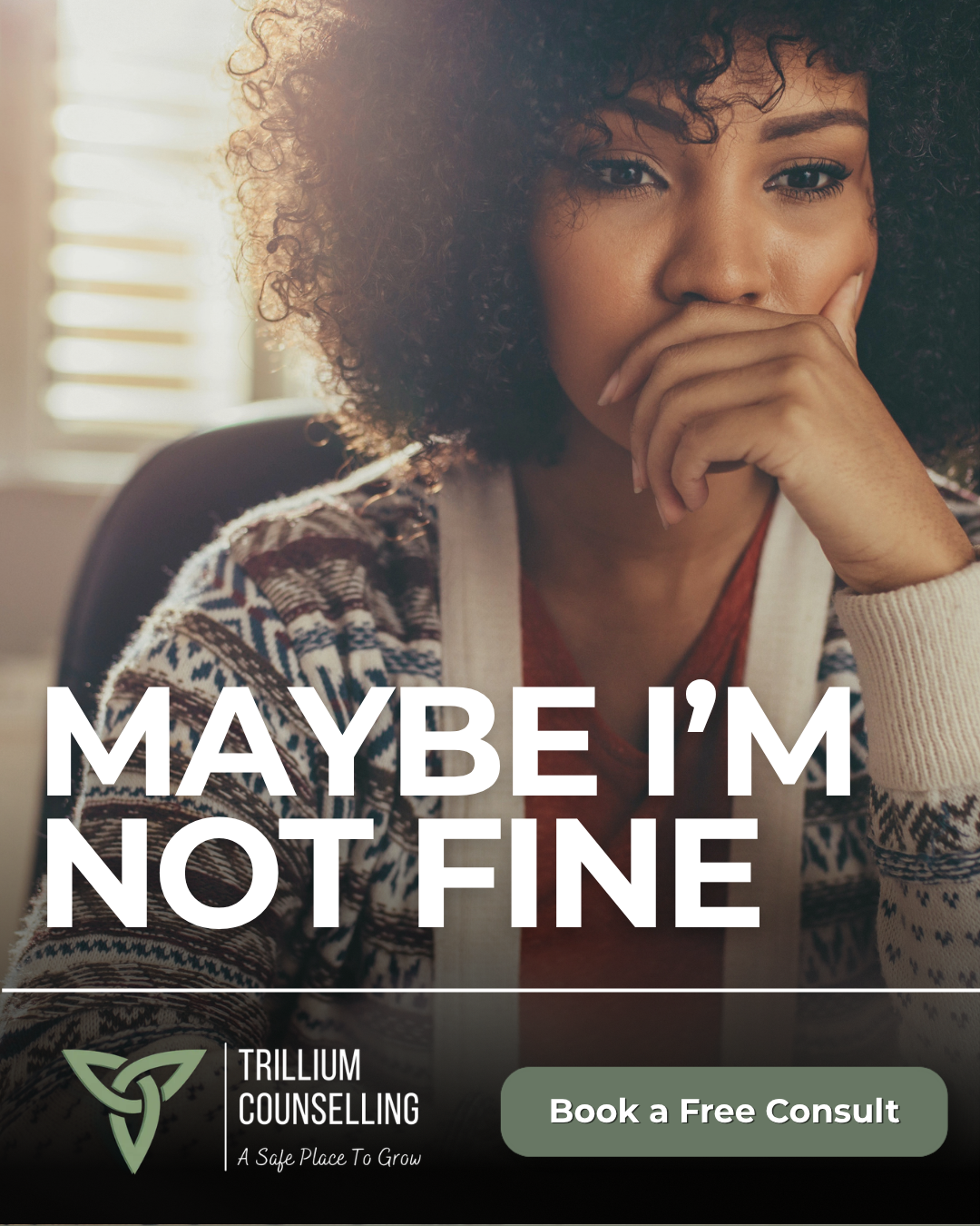 Trillium Counselling Facebook ad: Maybe it's fine.