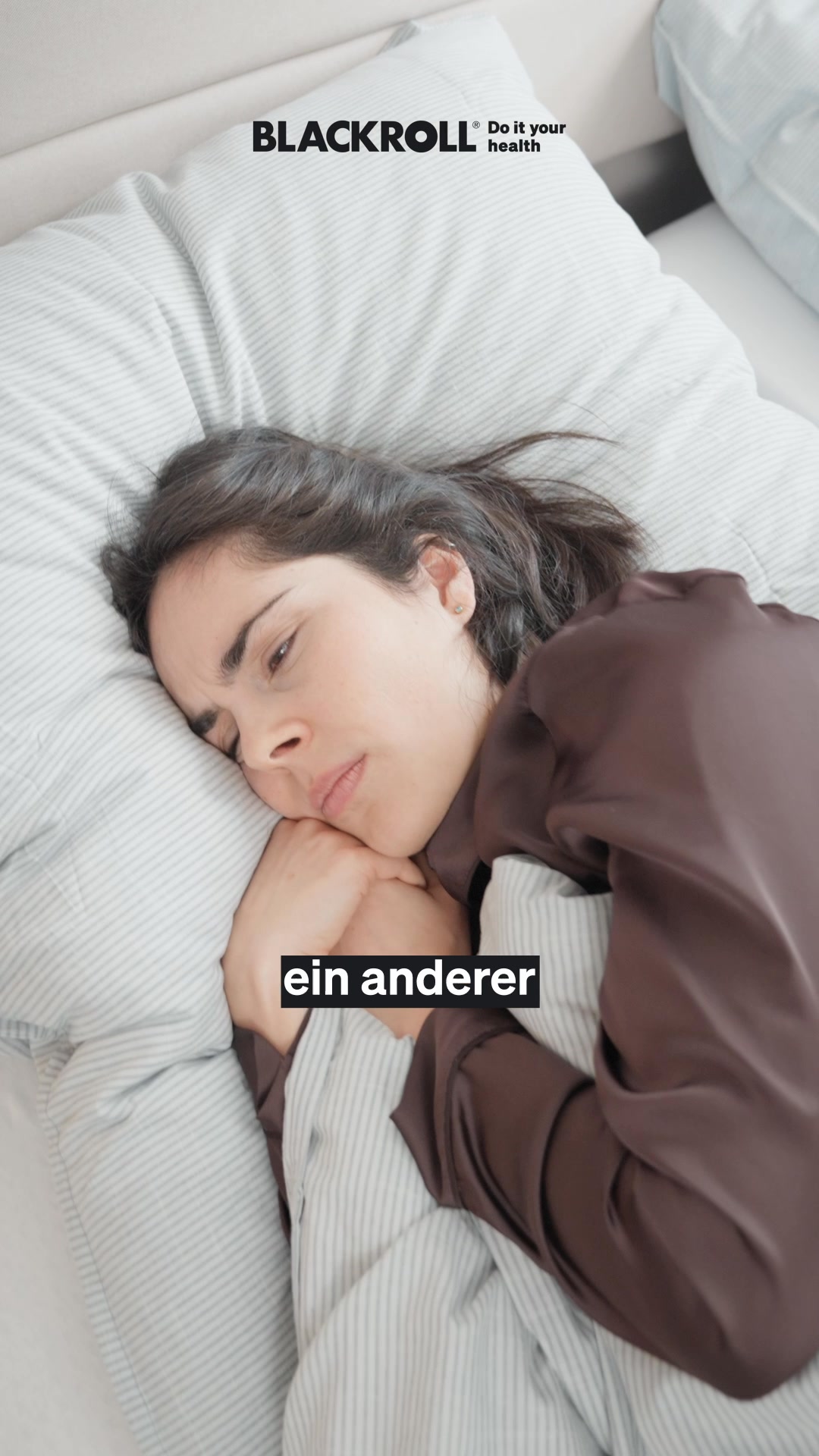 Blackroll Facebook ad: Erholsamer schlafen und leichter aufstehen können mit der…